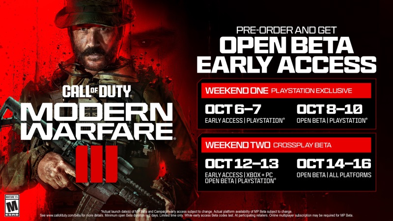 Call of Duty Modern Warfare III beta test u m dtumy