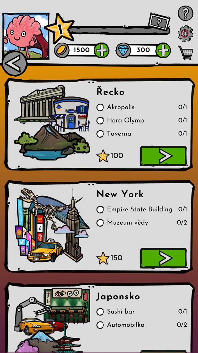 S novou �eskou hrou Brave Brain m��ete v mobile precestova� cel� svet 