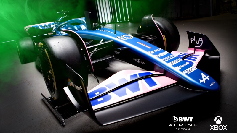 Xbox sa stal partnerom Formula 1 tímu BTW Alpine 
