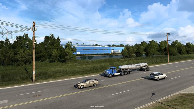 American Truck Simulator ukazuje rieky a jazer� Kansasu 