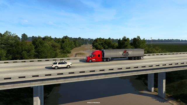 American Truck Simulator ukazuje rieky a jazer� Kansasu 