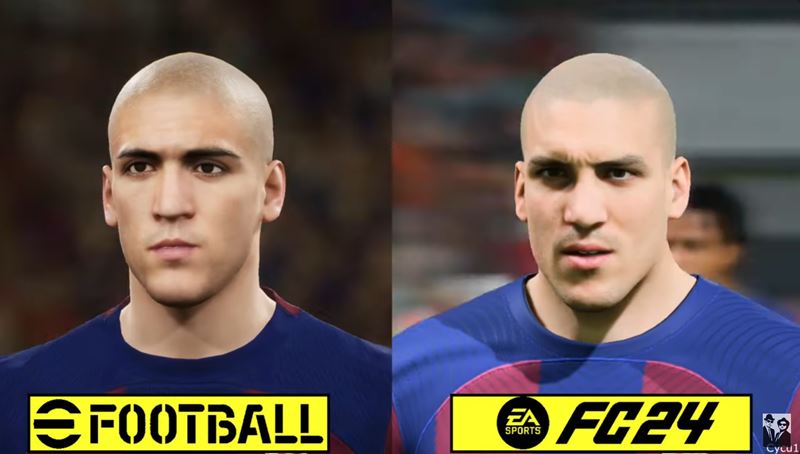 Porovnanie FC 24 a eFootball 2024