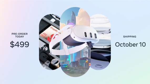 Meta Quest 3 vyjde 10. októbra