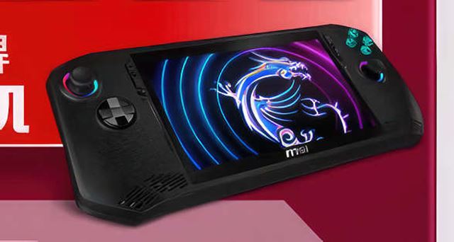 Takto bude vyzera MSI Claw handheld, bude ma Intel procesor  