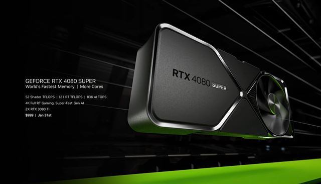Nvidia predstavuje svoje nov� RTX 40 Super karty v livestreame z CES 