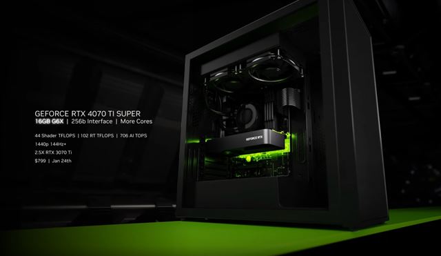 Nvidia predstavuje svoje nov� RTX 40 Super karty v livestreame z CES 