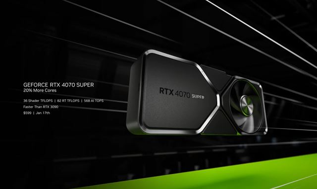 Nvidia predstavuje svoje nov� RTX 40 Super karty v livestreame z CES 