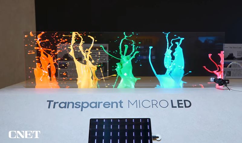 Samsung predstavil na CES transparentn microLED obrazovku a aj 42-palcov OLED