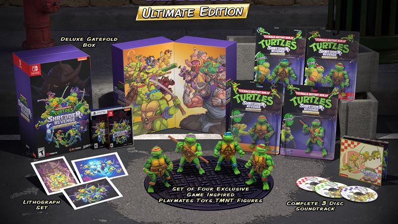 Teenage Mutant Ninja Turtles: Shredders Revenge Ultimate Edition ukazuje krabicov vydanie