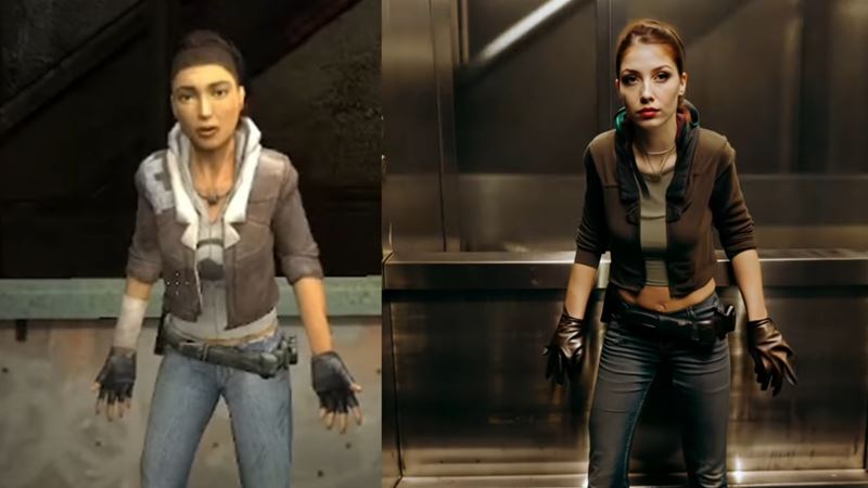 alia zbierka AI vylepench hier, teraz aj Half Life 1 a 2 alebo aj Silent Hill 2 a Cyberpunk