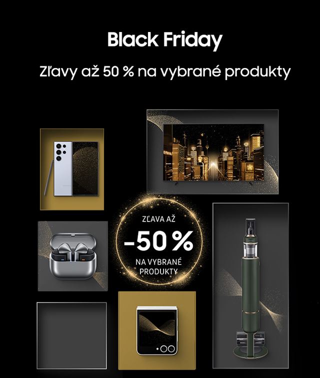 Samsung Black Friday: Vek zavy, Trade up bonusy aj extra vernostn body  
