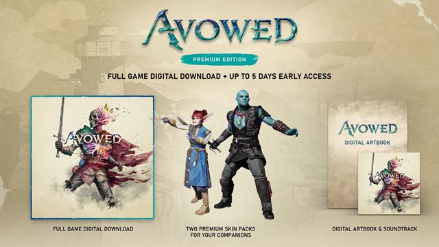 Avowed launches pre-orders, shows editions and also requests 