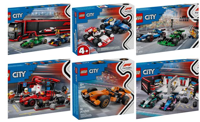 LEGO predstavilo nov� s�riu LEGO F1 form�l 