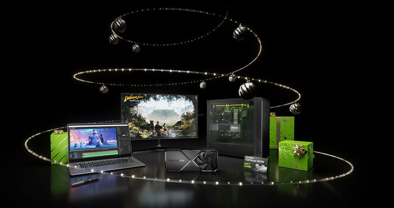 Roziarte si Vianoce s NVIDIA GeForce RTX