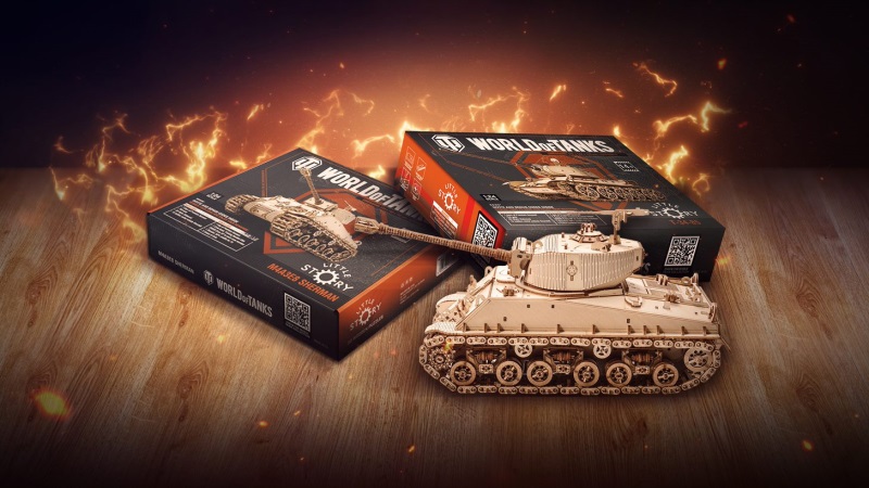 World of Tanks ukazuje 3D puzzle tankov