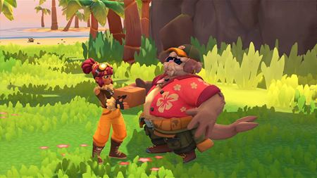 Lou's Lagoon pohad stratenho strka a zalieta si nad ostrovmi  