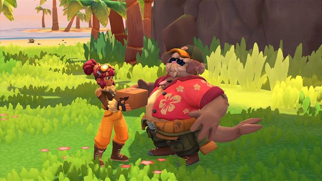 Lou's Lagoon poh�ad� straten�ho str�ka a zalieta si nad ostrovmi 