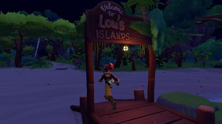 Lou's Lagoon pohad stratenho strka a zalieta si nad ostrovmi  