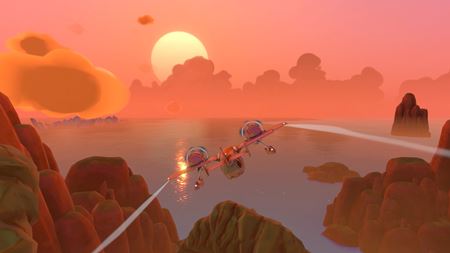 Lou's Lagoon pohad stratenho strka a zalieta si nad ostrovmi  