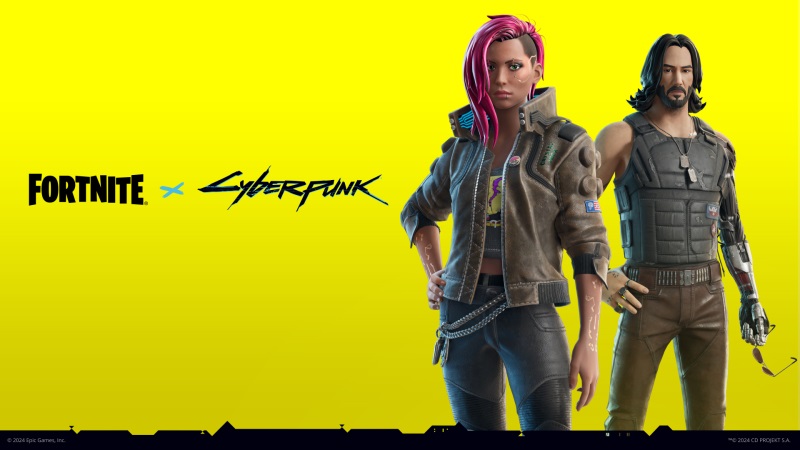 Fortnite a aj Rocket League dostali Cyberpunk 2077 obsah