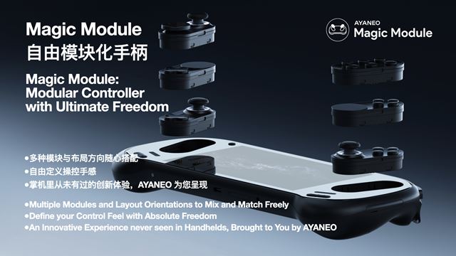 Ayaneo ukazuje svoj AYANEO 3 s vymie�ateln�mi modulmi 