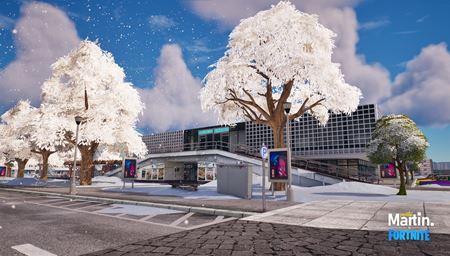 Sv�t� Martin mapa vo Fortnite dostala zimn� t�mu  