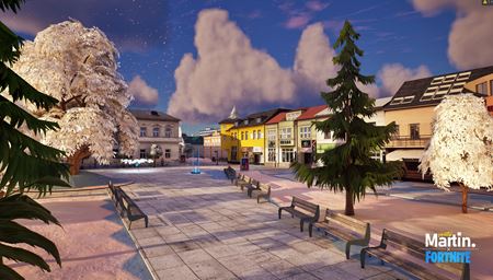 Sv�t� Martin mapa vo Fortnite dostala zimn� t�mu  