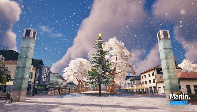 Sv�t� Martin mapa vo Fortnite dostala zimn� t�mu 