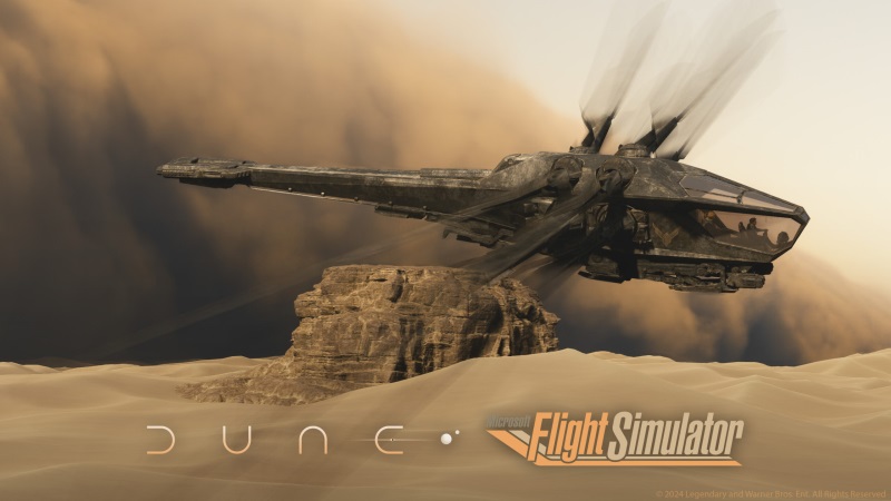 Flight Simulator dostal Dune expanziu