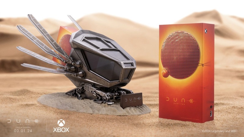 Dune Xbox Series S aj s levitujcim gamepadom a ornithopterom je v sai
