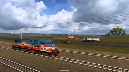 Nebraska DLC pre American Truck Simulator ukazuje �eleznice  