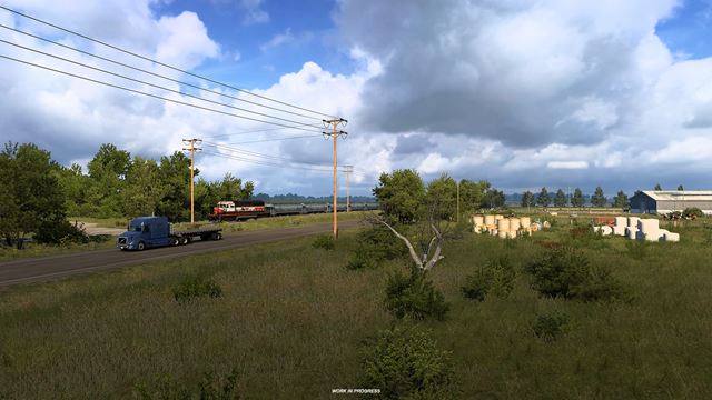 Nebraska DLC pre American Truck Simulator ukazuje �eleznice 
