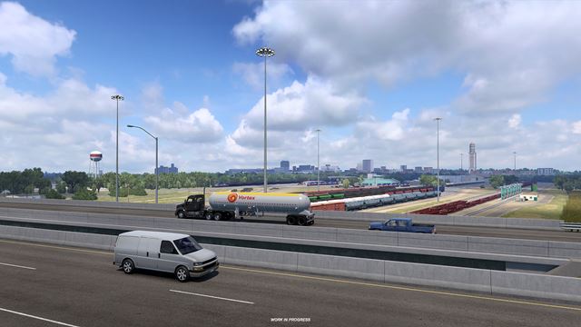 Nebraska DLC pre American Truck Simulator ukazuje �eleznice 