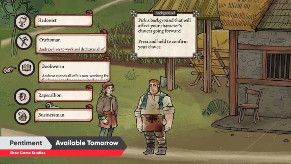 Pentiment príde na Switch už zajtra