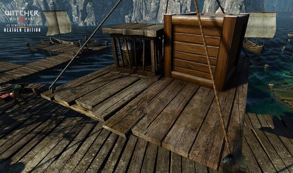 Witcher HD Project NextGen Edition mod ukazuje upravený Kaer Trolde