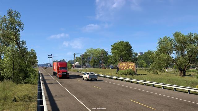 American Truck Simulator ukazuje mest� Nebrasky 