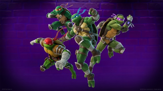 Fortnite u dostalo korytnaky a alie postavy z TMNT