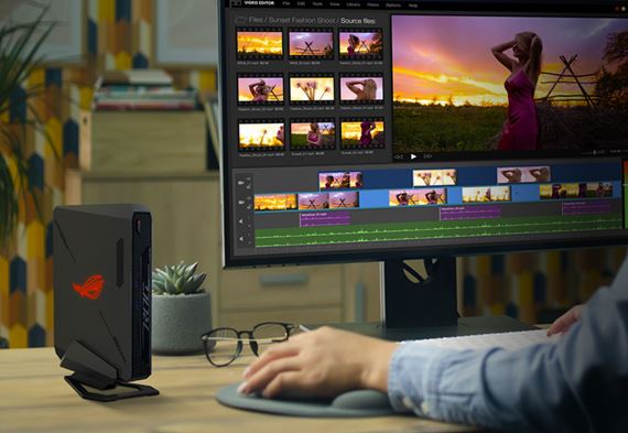 ROG NUC je mini PC, ktor� zapoj�te k monitoru alebo TV