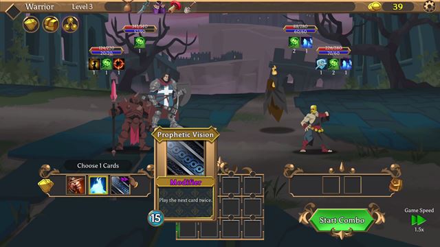 Combo Card Clashers rozd� bud�ci mesiac karty a pou�ije komb� 