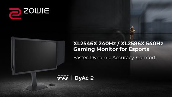 ZOWIE XL2546X a XL2586X s novmi prrastkami do rodiny esport monitorov BenQ