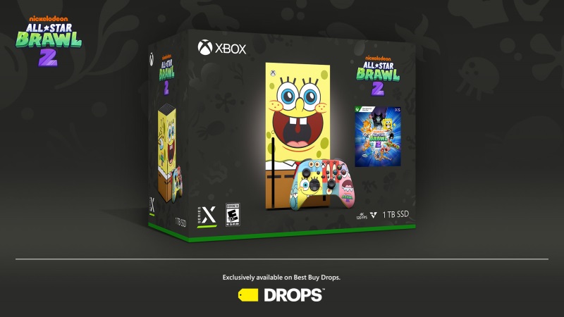 Microsoft dva do predaja Spongebob edciu Xbox Series X konzoly
