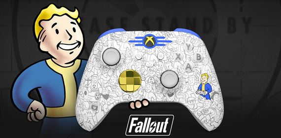 Navrhnite si vlastný Xbox gamepad s Fallout témou