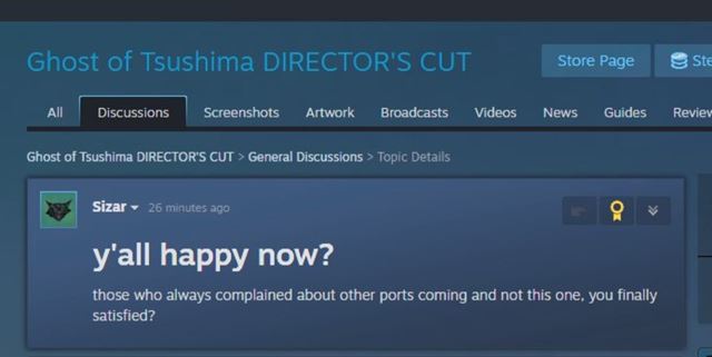 Niektorm PlayStation hrom sa nepi prchod Ghost of Tsusima na PC 