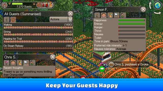 RollerCoaster Tycoon si znovu zahr�te aj na Android mobiloch 