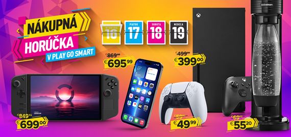 V PlayGoSmart začala víkendová zľavová horúčka