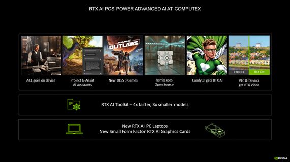 Nvidia predviedla svoje novinky v AI svete, predstavuje RTX PC