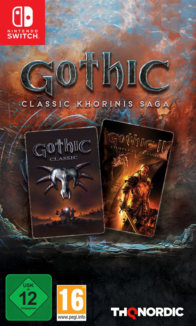 Gothic Classic Khorinis Saga na Switchi zbal prv dve hry do jednho balenia  