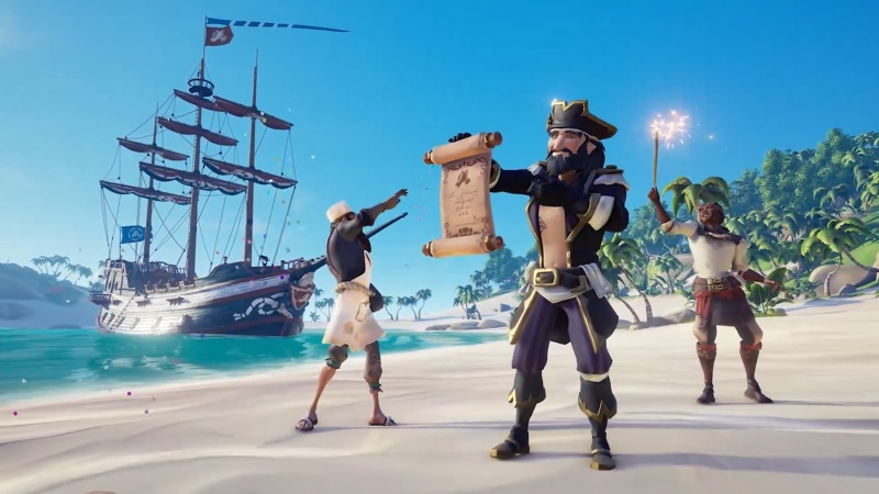 Digitlne PS5 rebrky za mj vedie Sea of Thieves