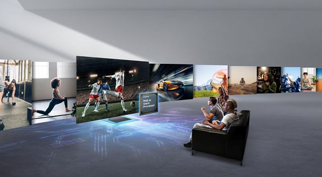 Nov� �ra filmov�ch z�itkov. Umel� inteligencia v telev�zoroch Samsung v�s prenesie do centra diania 