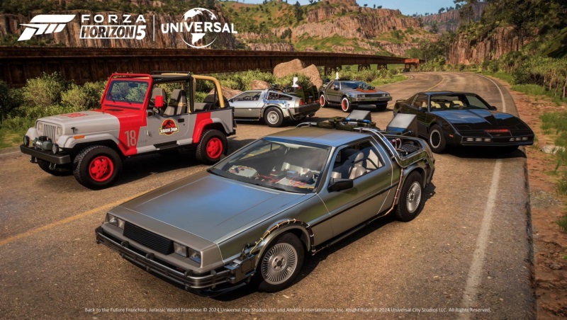 Forza Horizon 5 dostva ikonick auta z filmov, prde Kitt a aj Delorean